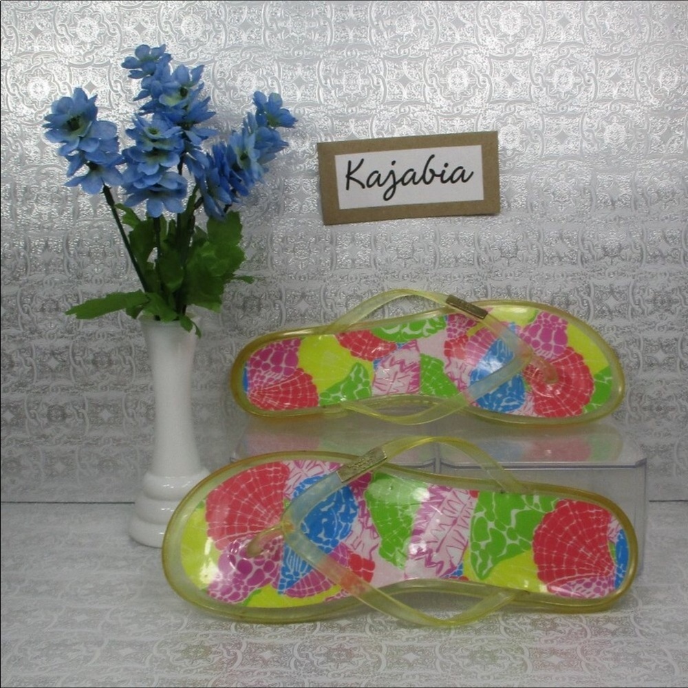 LILLY PULITZER Flip Flop Sandals Size 10